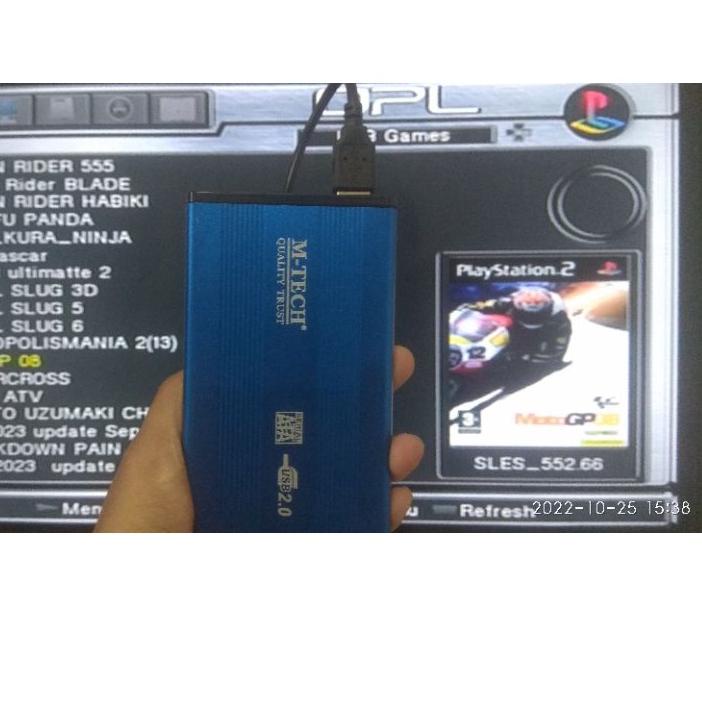 FLASH SALE Hardisk Luar PS2 40GB isi 54 game 