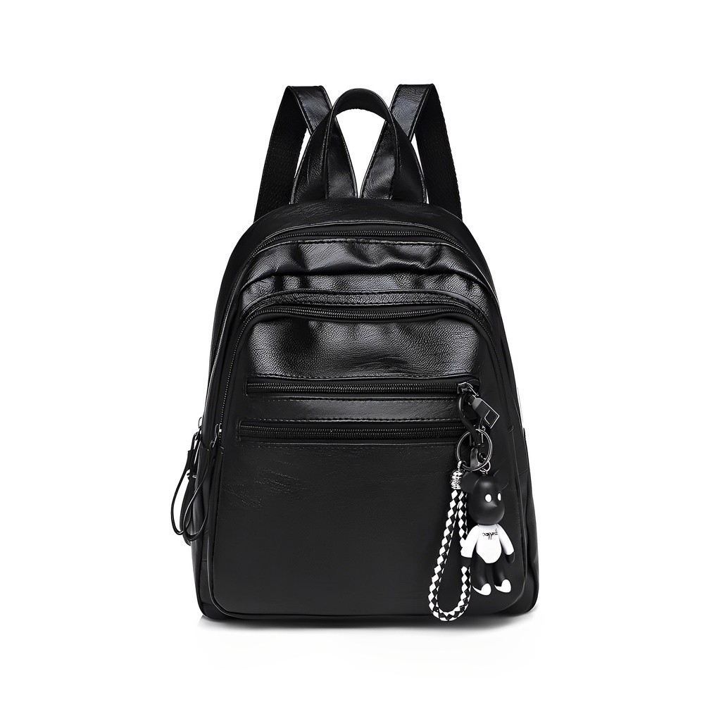 MORMON - Tas Ransel Micro Tas Wanita  Tas Punggung Bahan Micro Kulit Sintetis Backpack Fashion Murah Import