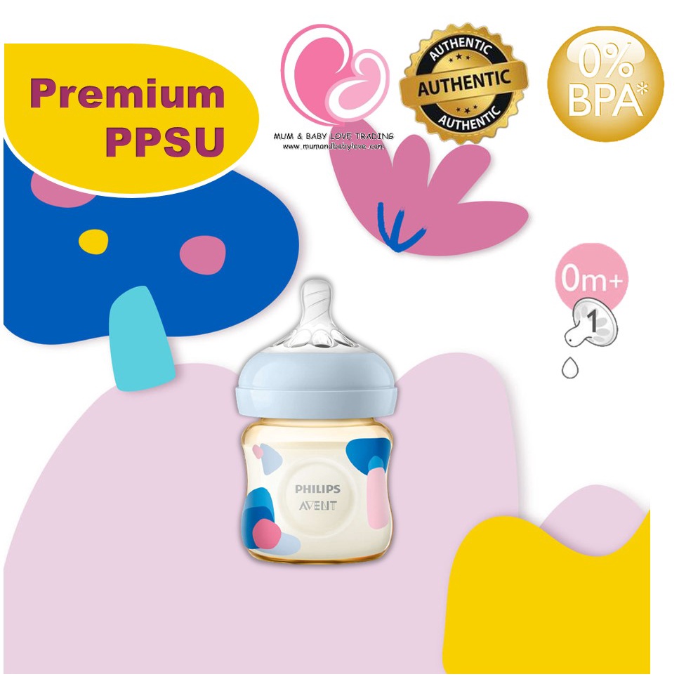 Philips Avent Natural PPSU Bottle120ml Dan 260ml