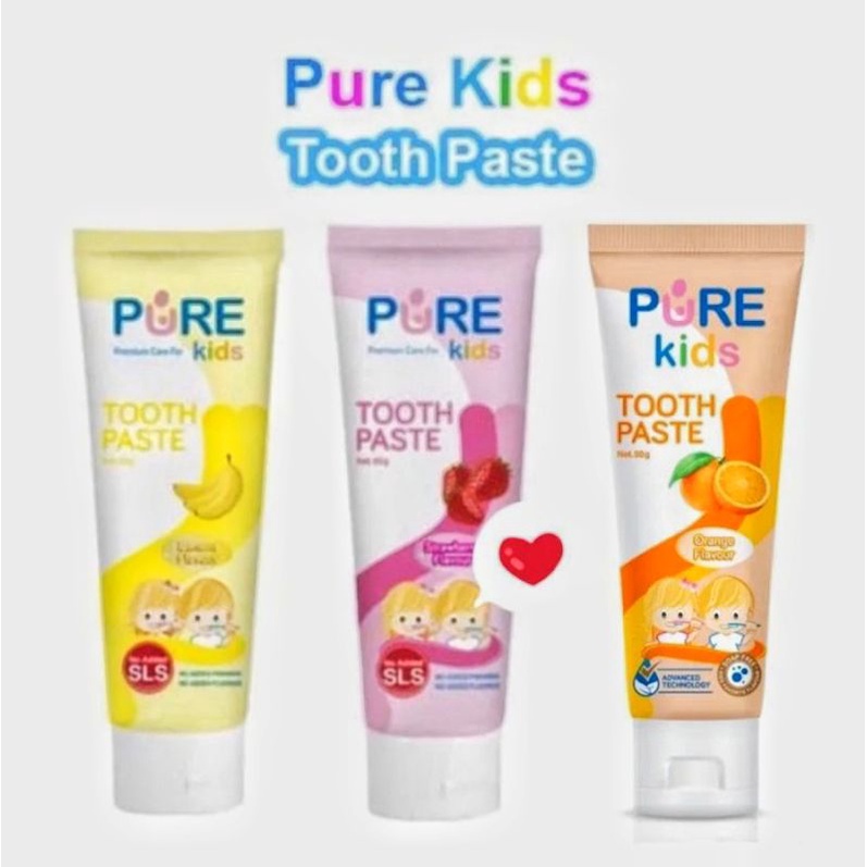 Pure Kids Tooth Paste 50gr Pasta Gigi Anak