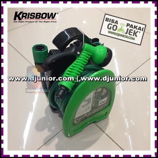 KRISBOW - MINI HOSE REEL 10M / ROLL SELANG TAMAN AIR PORTABLE