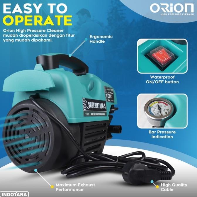 Alat Steam Cuci Motor & Mobil Jet Cleaner - Orion Superjet100S