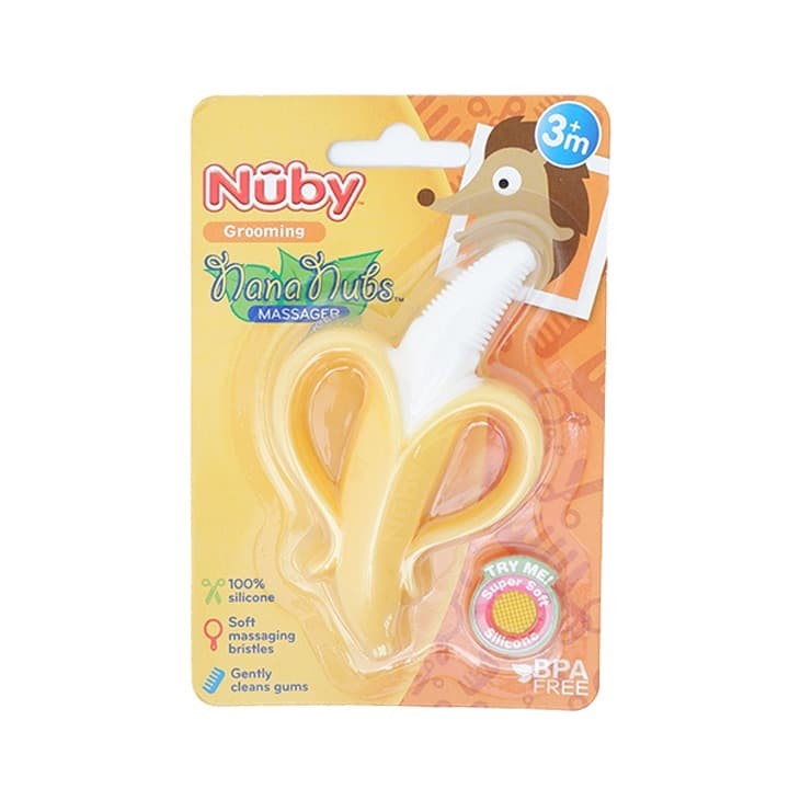 NUBY 112748 Banana Toothbrush Teether