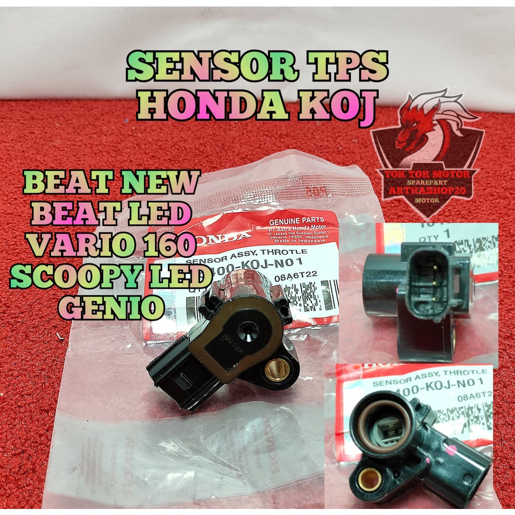 SENSOR BODY TPS KUALITAS ASLI ORIGINAL HONDA AHM KOJ BEAT DELUXE , BEAT SREET LED , GENIO , ALL NEW 