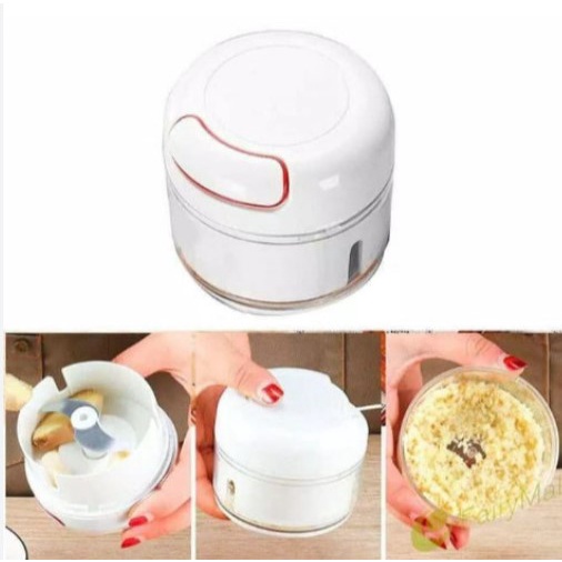 Mini Food Chopper Blender Kecil Portable Blender Manual Tarik