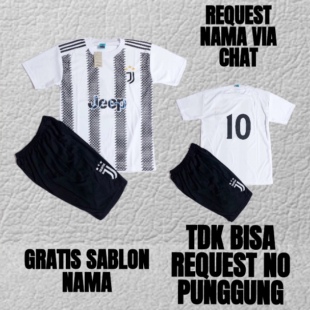 JERSEY SETELAN BOLA ANAK JUVENTOS TERBARU SIZE 1-12THN