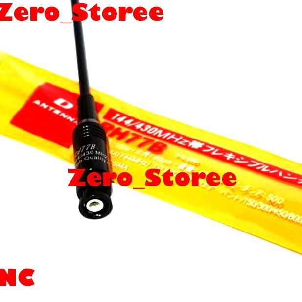 ♜ D Antenna RH77B Antena HT Dual Band BNC IC V80 V86 ICOM DJ-196 D-Antenna RH77 pecut lidi 77b VHF U