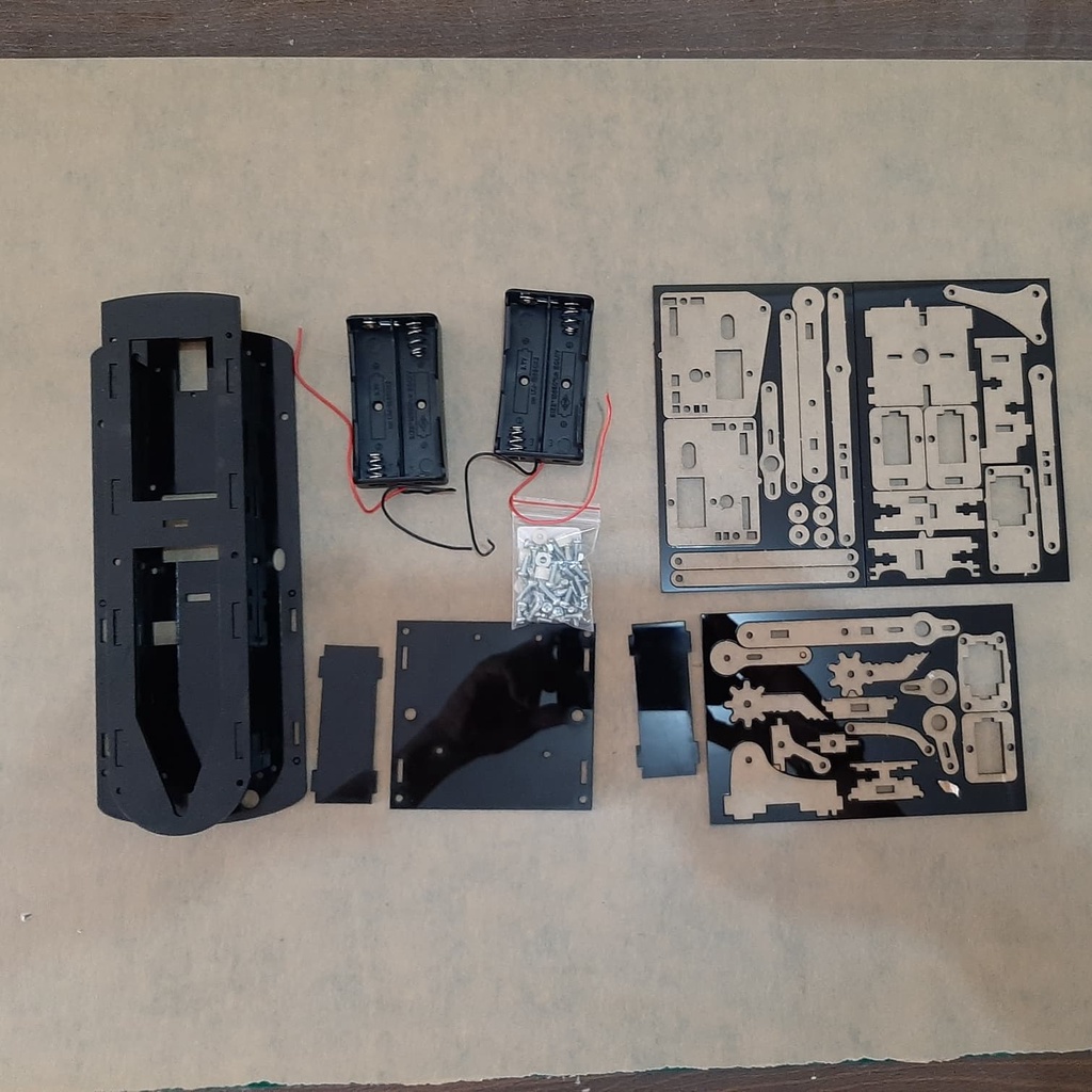 Smart Car Arm Robot Frame, 4WD MeArm, Robot Mobil ber Lengan