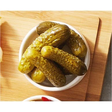 

FIGARO CORNICHONS IN VINEGAR BRINE PICKLE GHERKIN MINI CUCUMBER 250GR