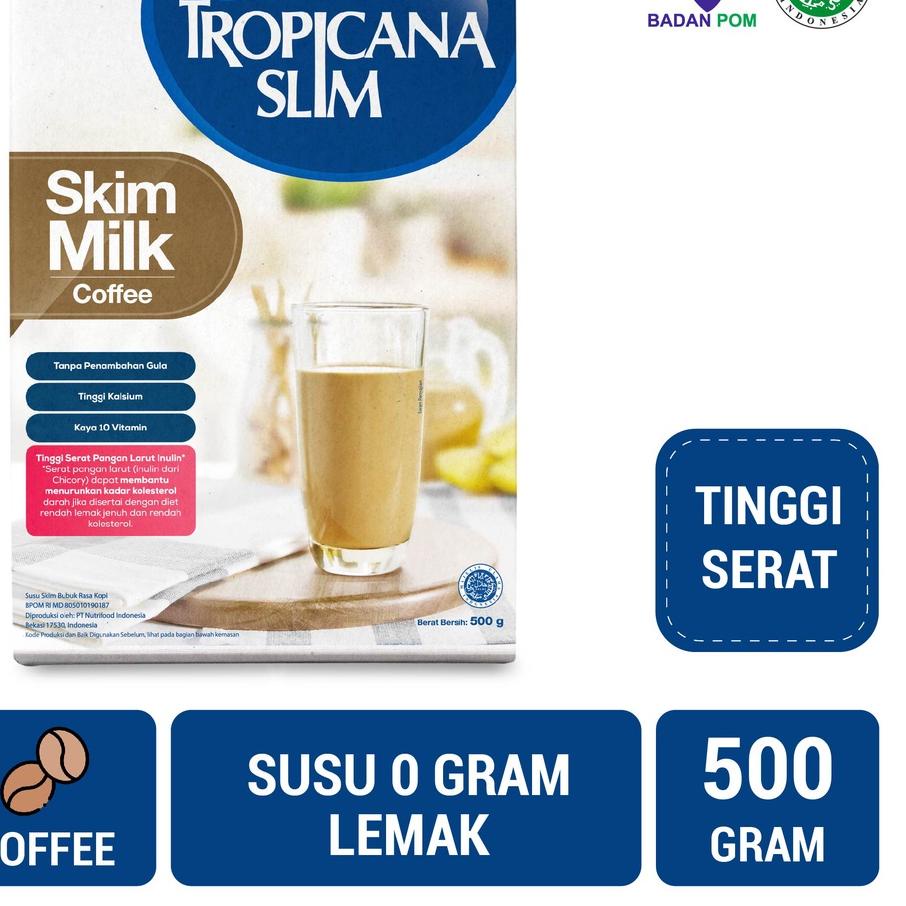 

✵ Tropicana Slim Susu Skim Coffee 500gr - Bantu Turunkan Kolesterol ♢