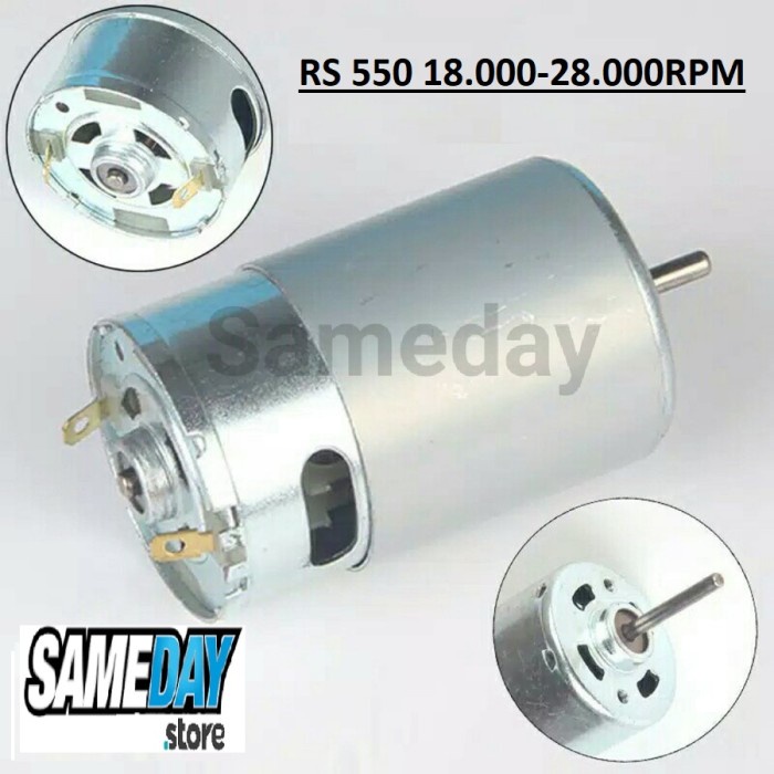 RS550 DINAMO DC 12 -24V MOTOR RS-550 DINAMO BOR CORDLESS