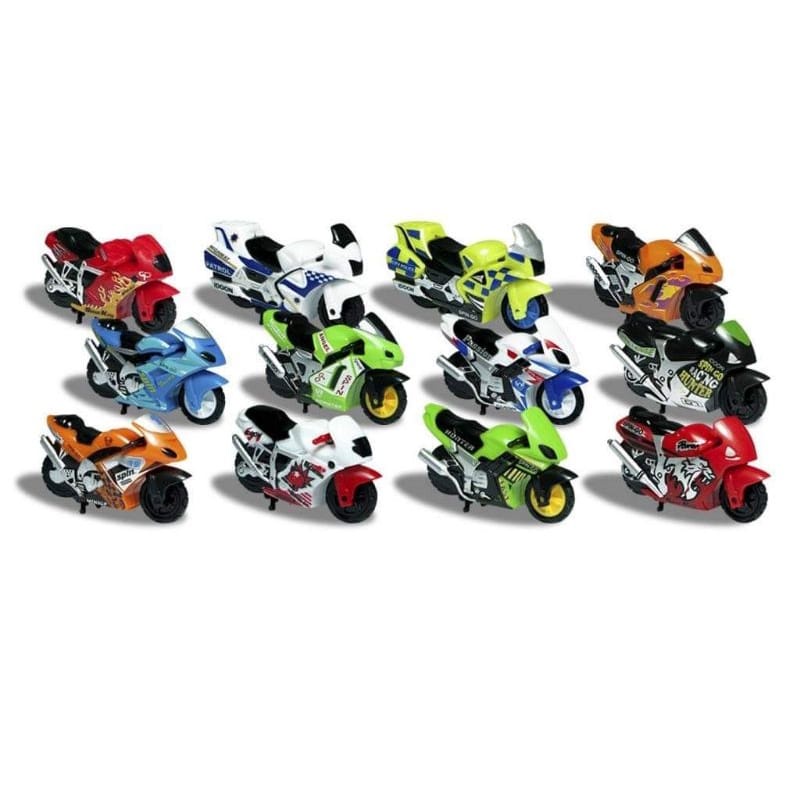 5 Pcs Mainan Motor Spin Go - Mainan Motor Gp Balap SpinGo Tarik Melaju Cepat