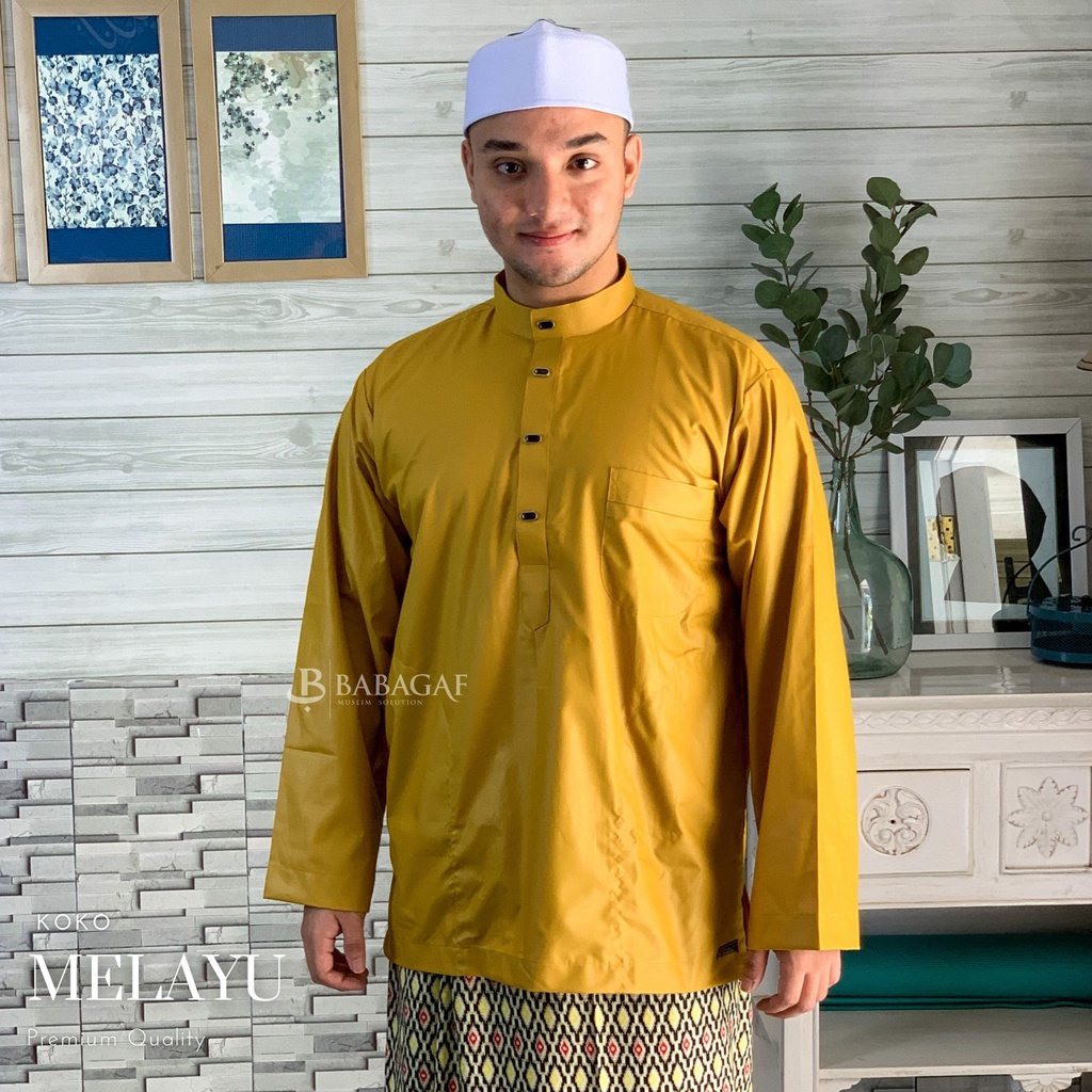 Koko Melayu Premium | Baju Koko | Baju Takwa | Baju Muslim Pria