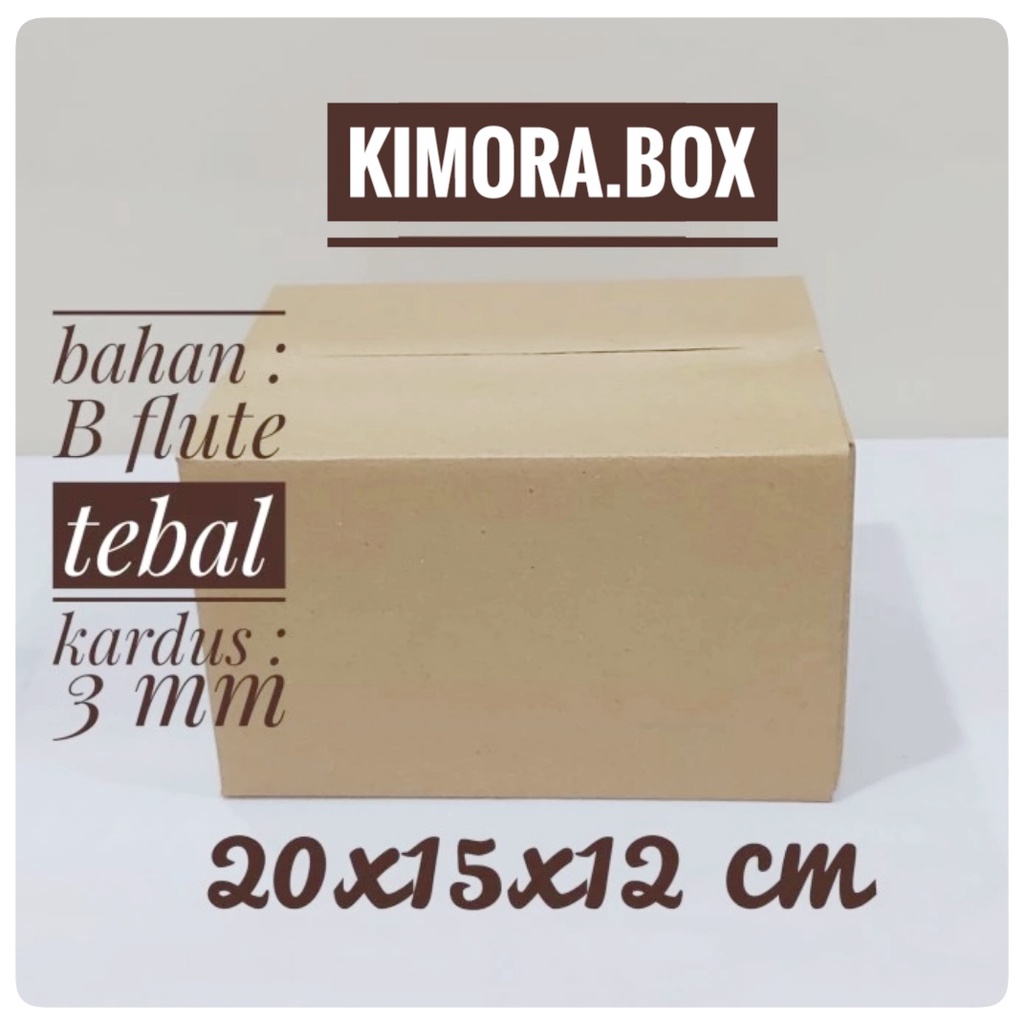 

Kardus karton uk. 20x15x12 cm Kotak Box ST untuk packing Souvenir dll