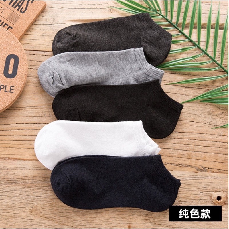 Kaos Kaki Polos Pendek - Kaos Kaki Semata Kaki Kaos Kaki Dewasa Casual Pria Wanita by smoll