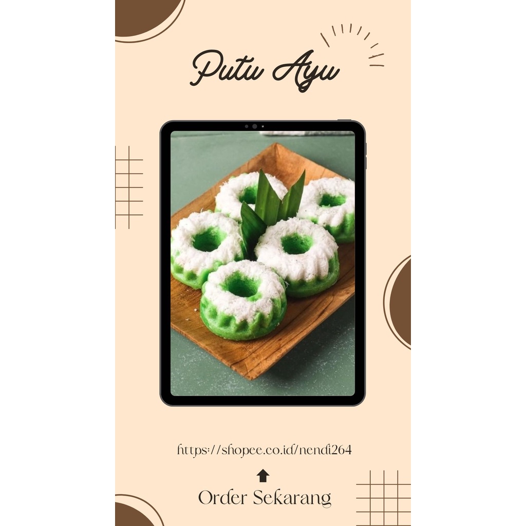 

makanan tradisional putu ayu