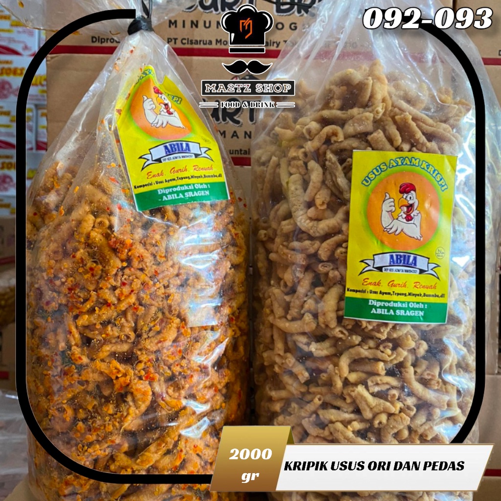 

Keripik Usus Original & Pedas