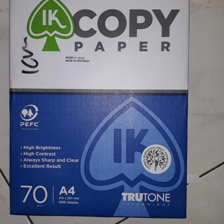 

12.12 Kertas HVS A4 70 gr IK copy paper 