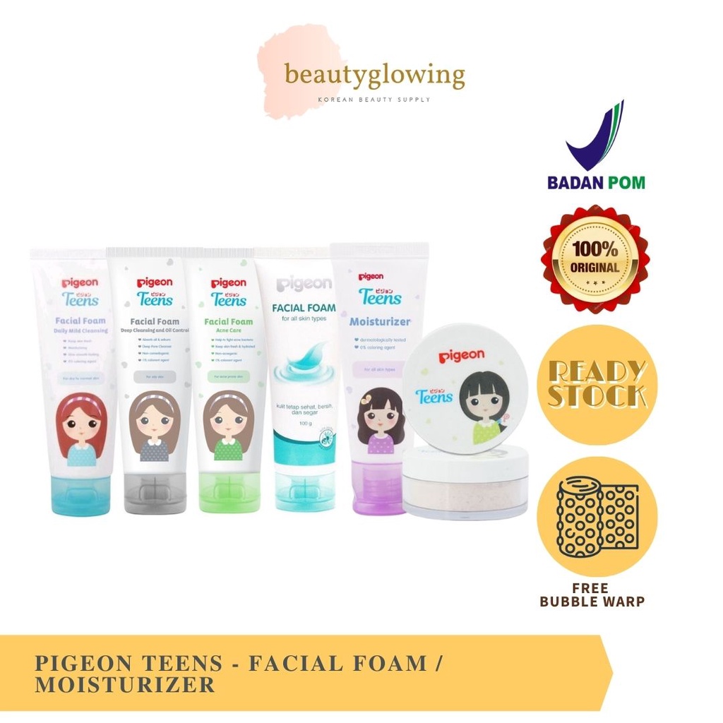 PIGEON TEENS FACIAL FOAM / MOISTURIZER