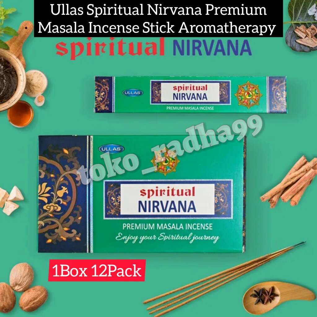 Dupa/Hio Ullas Spiritual Nirvana Premium Masala incense Stick Aromatherapy 1Box 12Pack