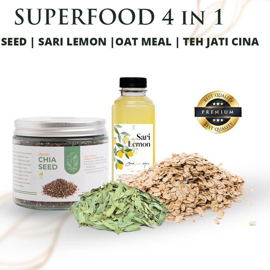 

✳ Paket Diet Super Food Asli Chia Seed biji chia Asli non GMO ♣