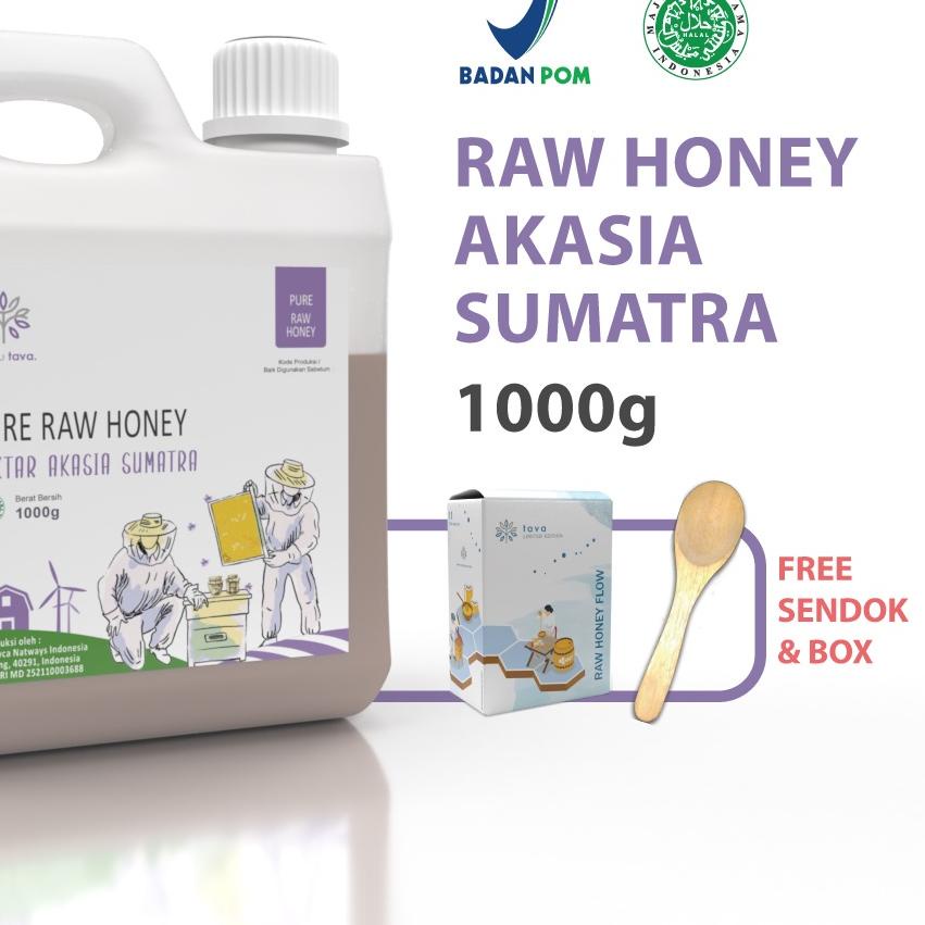 

➣ Asli Murni 1kg Tava Grade A Nektar Akasia Sumatra 100% Alami Pure Natural Raw Honey ☺