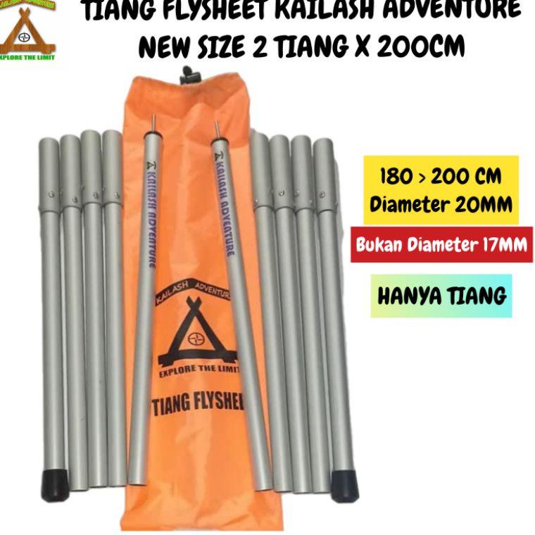 SALE Tiang flysheet aluminium kailash adventure (Hanya Tiang)