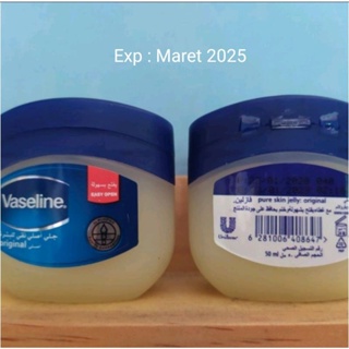 Image of Vaseline Petroleum Jelly Original Asli Arab Saudi 50ml