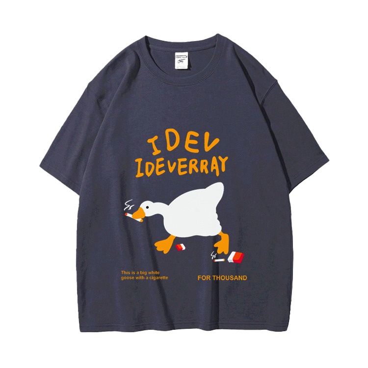 Mokokomo Kaos T-shirt IDEV Oversize Atasan Oversize Unisex