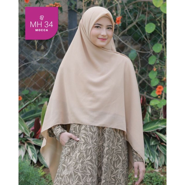 Kerudung  segiempat Instan Ukhti Munira MH 34