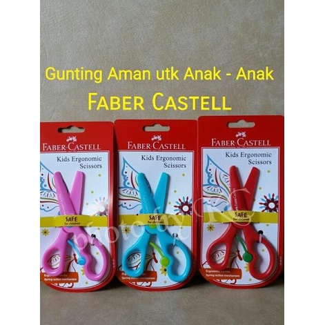 

ATK0078 Faber Gunting Anak Savety Scissors for Kids Ergonomic Scissors