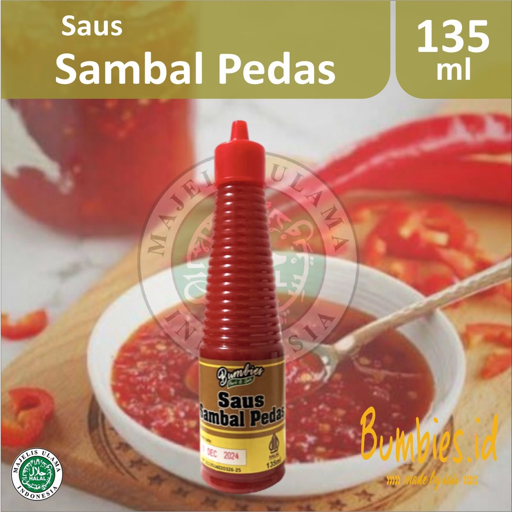 Saus Sambal Pedas Condiment 135ml Bumbies Product