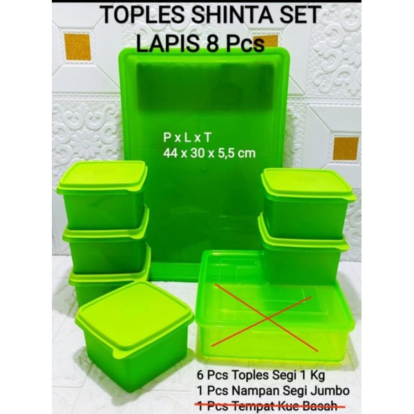 Toples Shinta Set Nampan Plastik