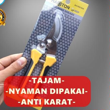✨Mall✨ Gunting Dahan Hasston Prohex 1353-005 Ranting Bunga Tanaman Pohon Stainless Steel Bonsai Tefl