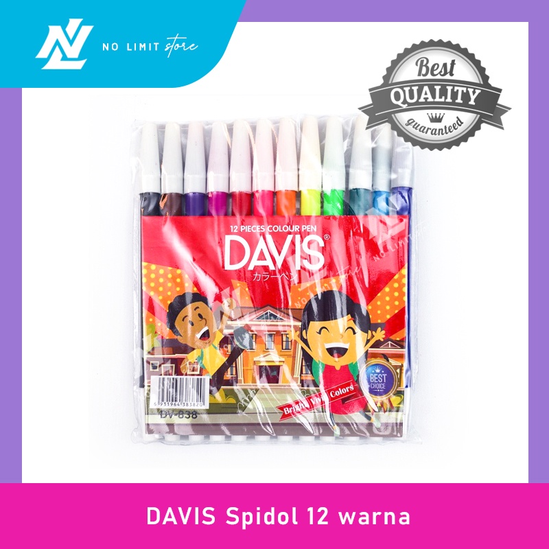 

Spidol 12 Warna - Color Spidol Davis - Spidol Gambar