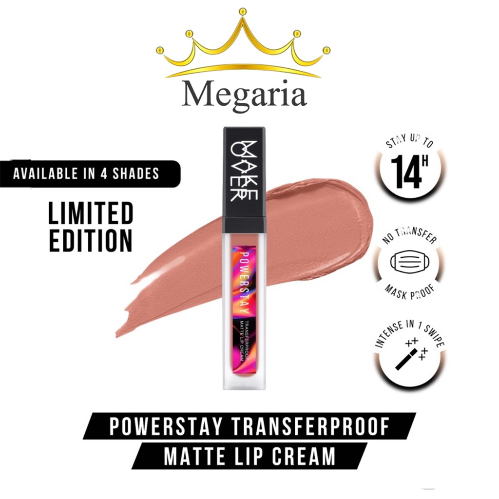 Make Over Powerstay Transferproof Matte Lip cream - lipstik matte - maskproof