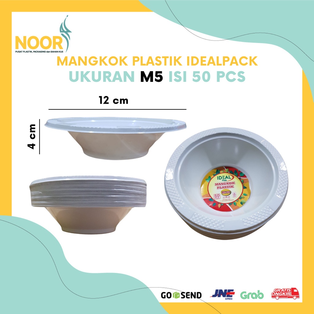 Mangkok Plastik Sekali Pakai Idealpack Kecil M5