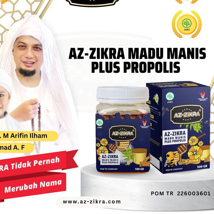 

♢ Azzikra / Az-Zikra Hutan Super 500 gram Asli / Manis Plus Propolis ♛