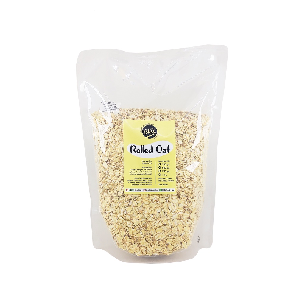 

Rolled Oat (1 kg) / Regular Oat / Old Fashioned Oat
