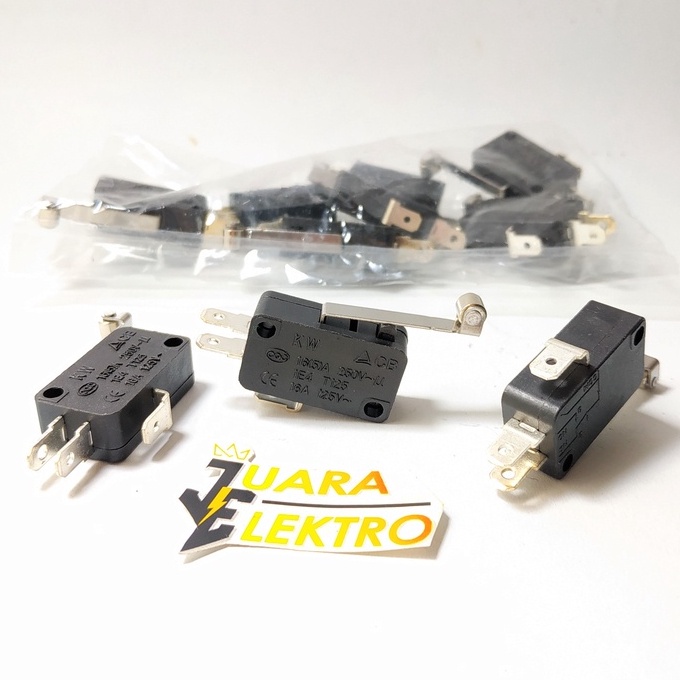 Micro Switch Magic Com + Roda | Mikro Switch Dengan Roda Kecil