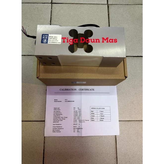 Load Cell Timbangan Cas Bcd 300 Kg Sensor Timbangan Cas Bcd 300 Kg