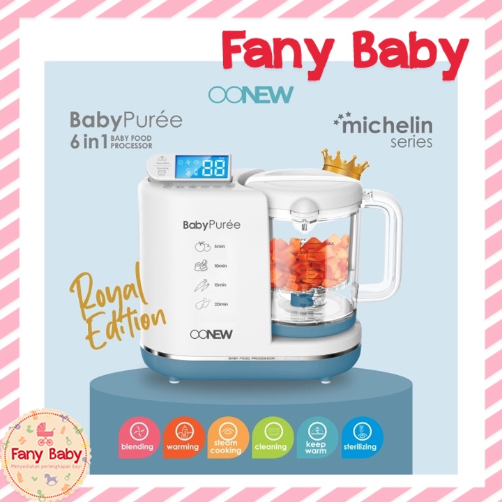 OONEW MICHELIN SERIES BABY PUREE 6IN1 FOOD PROCESSOR / BLENDER MAKAN BAYI