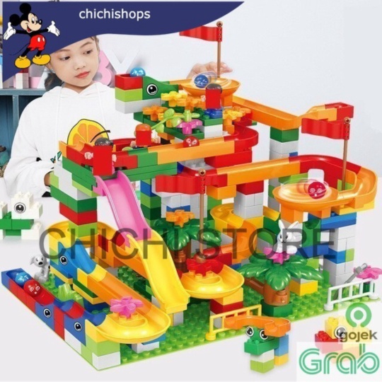 

Dijual Mainan Balap Kelereng TRACK MAZE TOY BRICKS MARBLE RACE RUN-328PCS CC Limited
