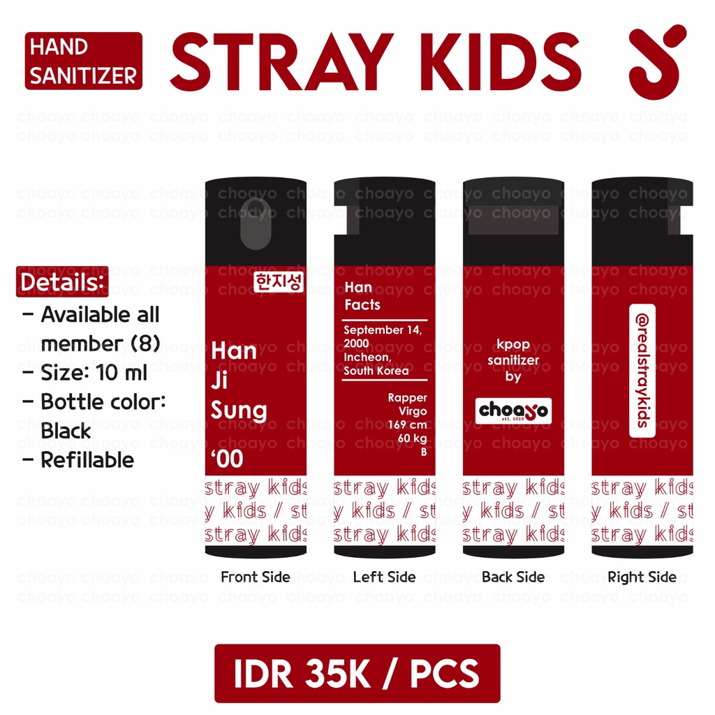 Stray Kids Hand Sanitizer