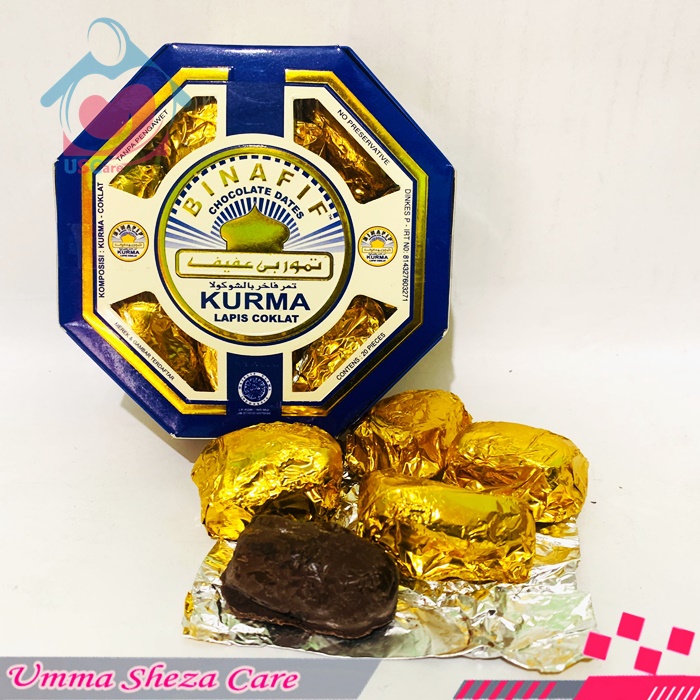 

Kurma lapis coklat bin afif isi 20