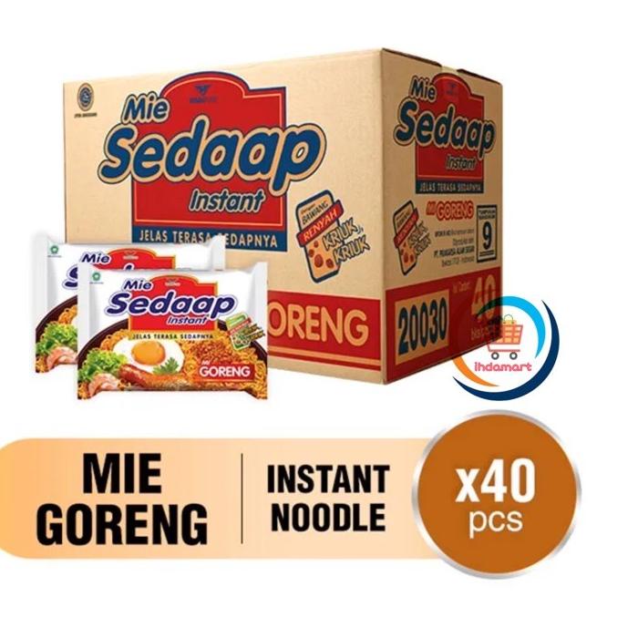 

▼ Mie Sedaap Goreng 90 gr 1 Dus Isi 40 pcs ☜
