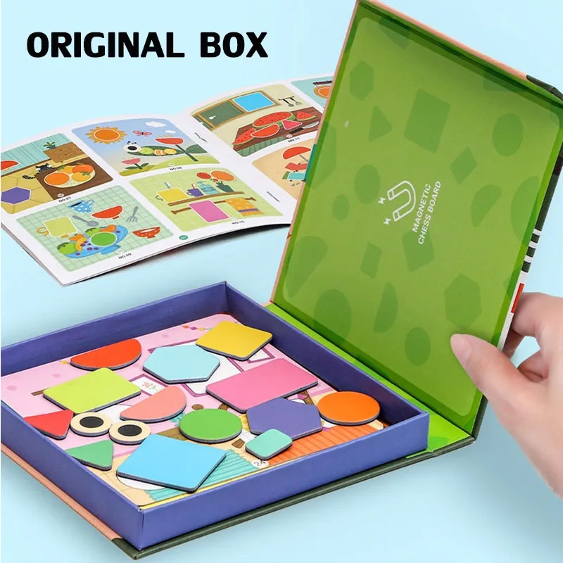 BIANCA - Mainan Edukasi Puzzle Magnet All About Shapes