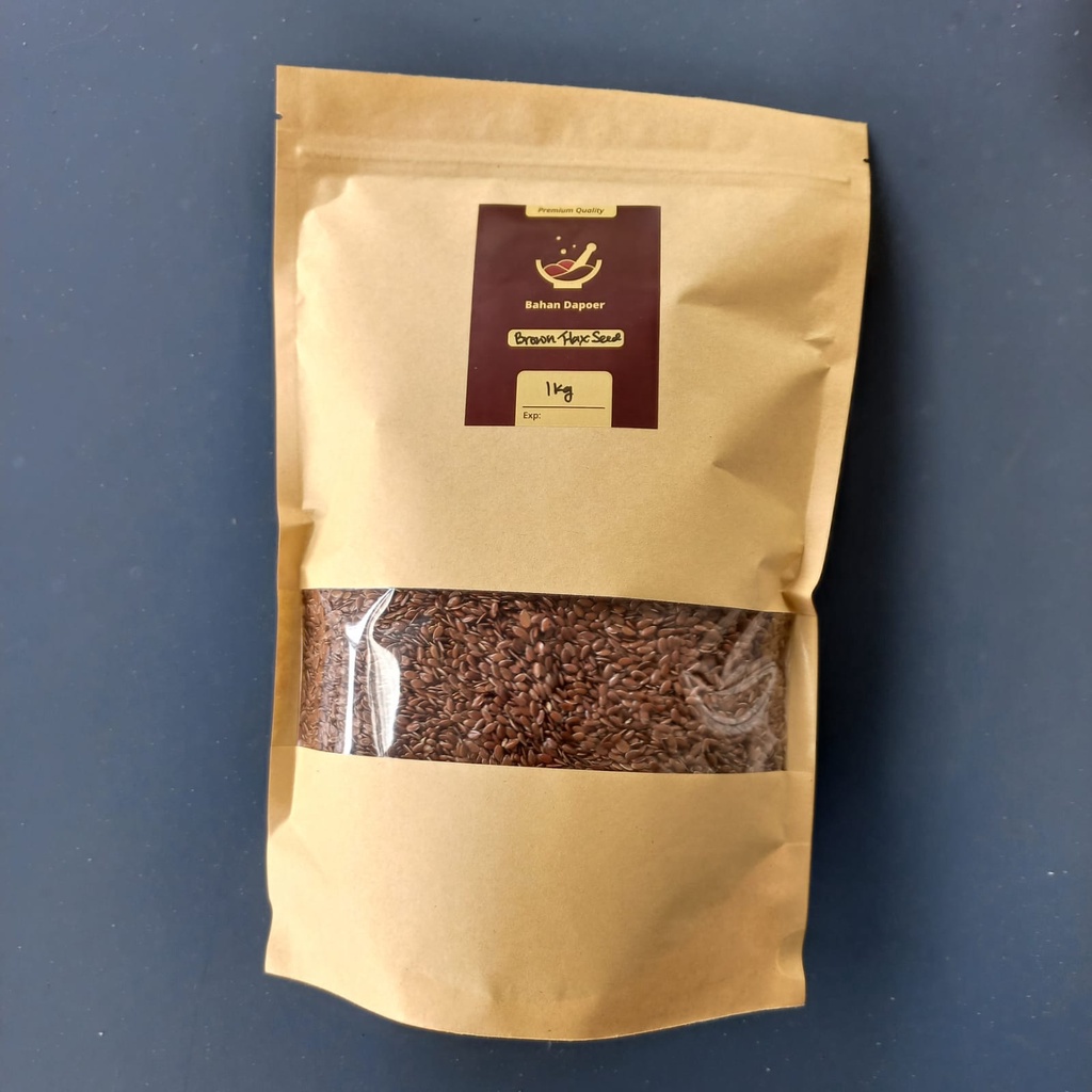 

Brown Flaxseed / Biji Rami Organik 100% Premium | Flax Seed 1 kg