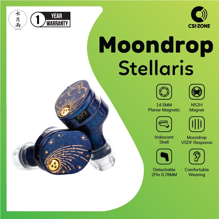 Moondrop Stellaris 14.5MM Planar Magnetic Driver In Ear Earphone