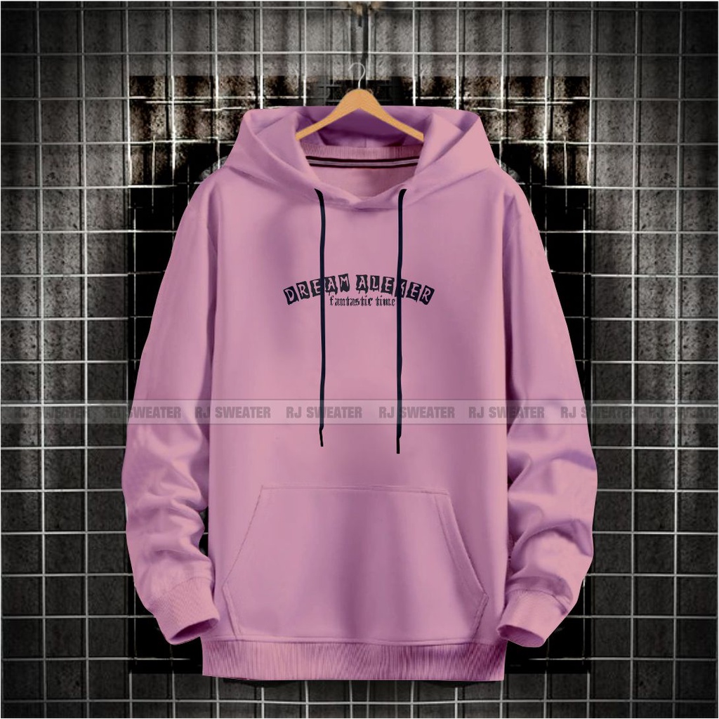 Sweater hoodie pria wanita kekinian DREAM ALEKER / hoodie pria terbaru